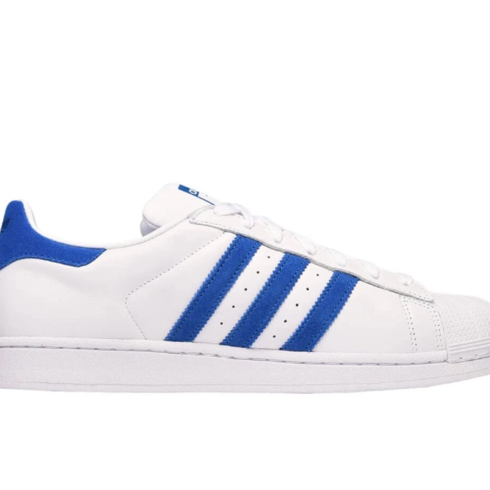 Adidas Originals Superstar Shoes (W6/M5; Blue)